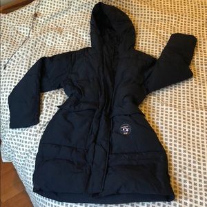 Navy Puffer Coat (Sustainable) ✨💙